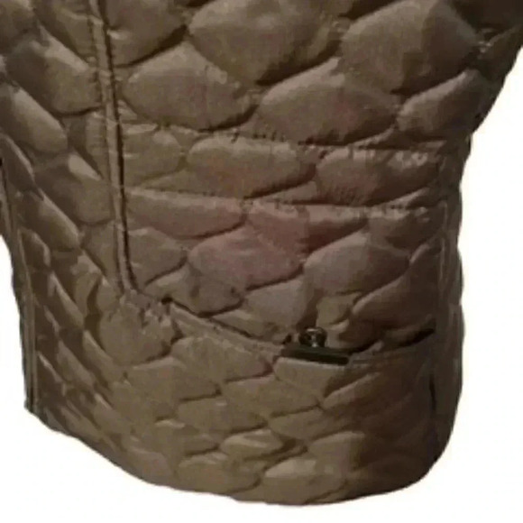 Weatherproof Quilted Brown Zip Front Vest Women’s Sz Small EUC - Picture 4 of 9